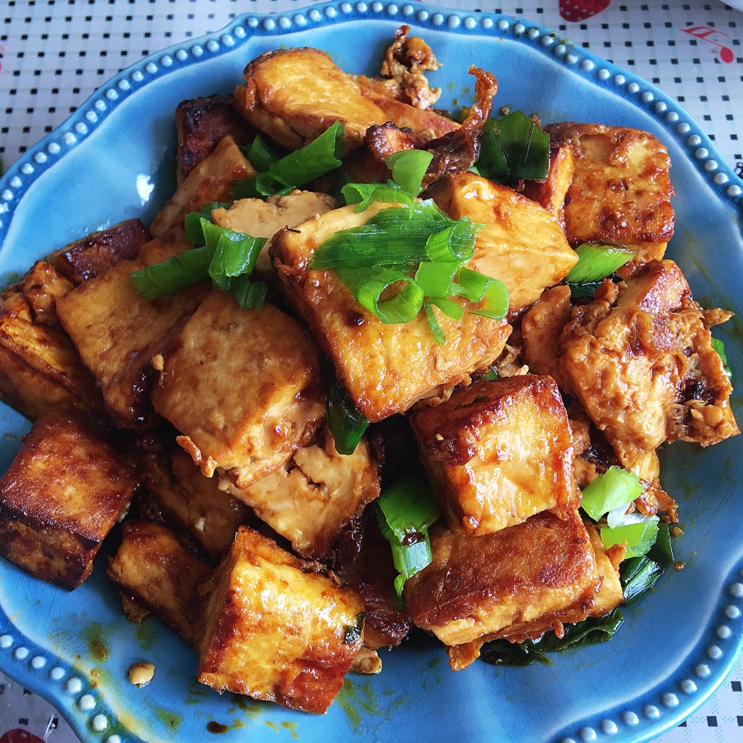 蚝油嫩豆腐