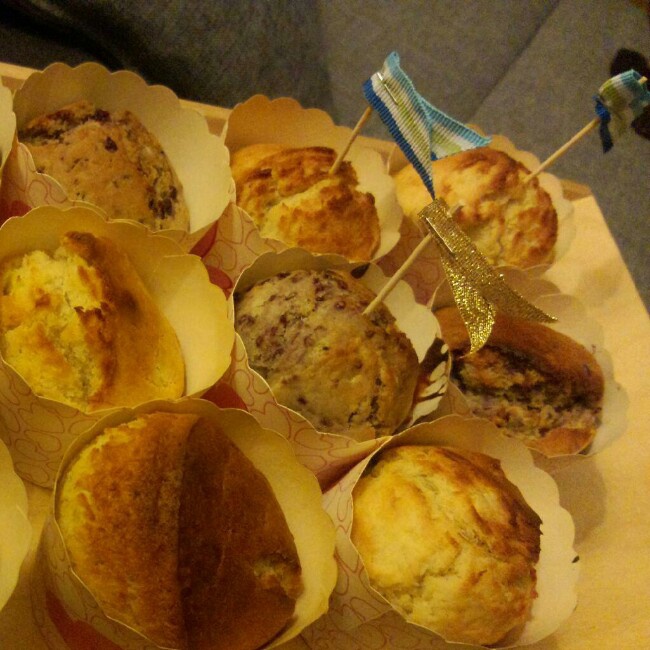 马芬 纸杯蛋糕cupcake香蕉松糕