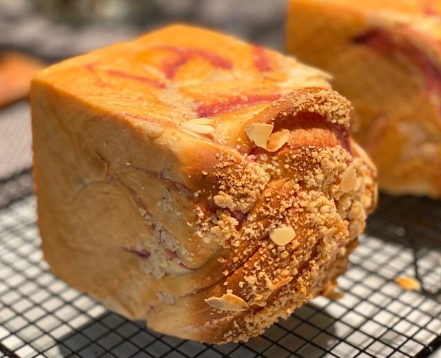 香芋紫薯手撕面包的做法
