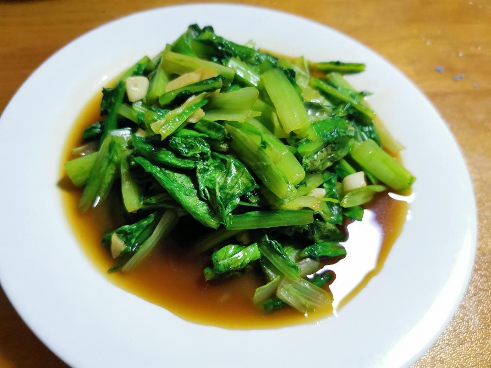 蚝油蒜蓉炒油麦菜