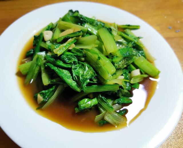 蚝油蒜蓉炒油麦菜