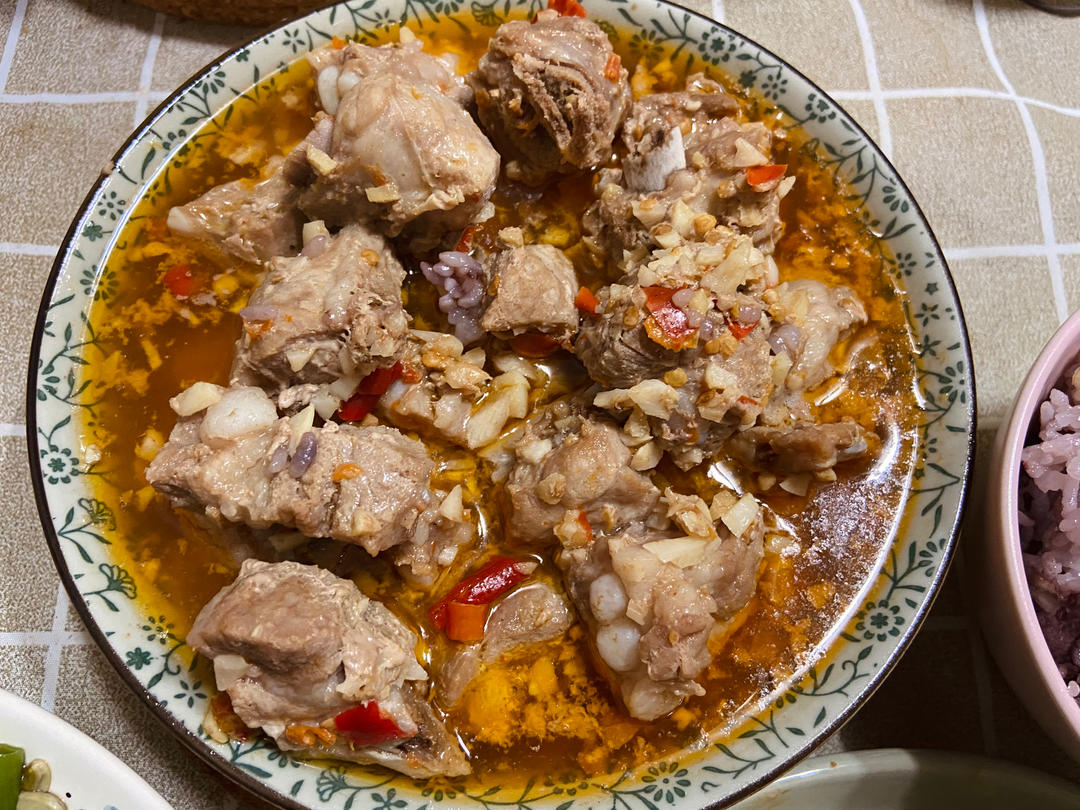 ［湘菜］豆豉剁椒蒸排骨