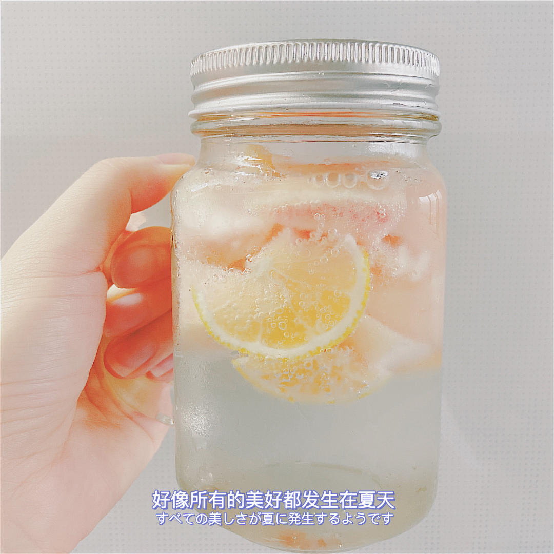 【饮品】夏日桃子苏打🍑