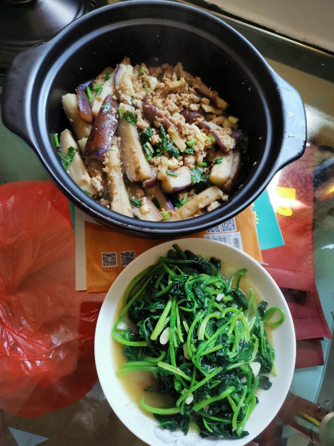 超级下饭菜～砂锅茄子煲