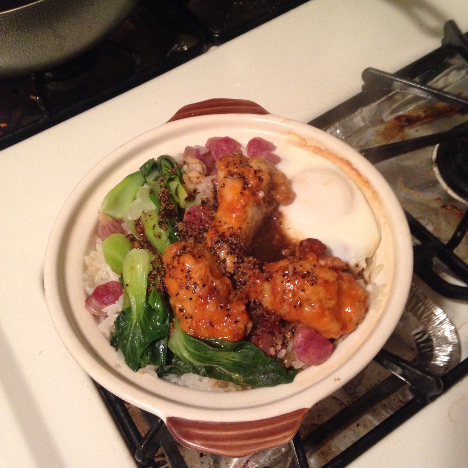 香肠煲仔饭