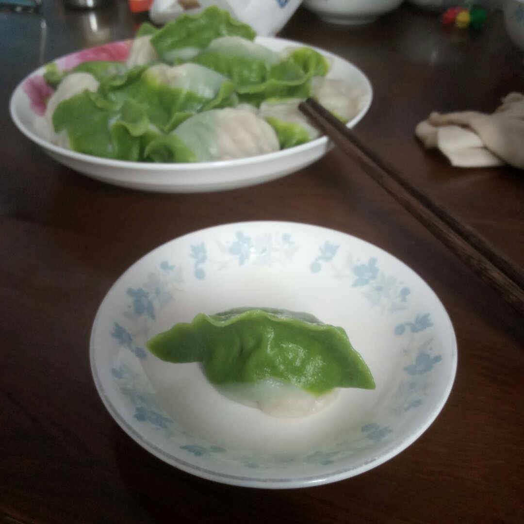 翡翠白玉饺