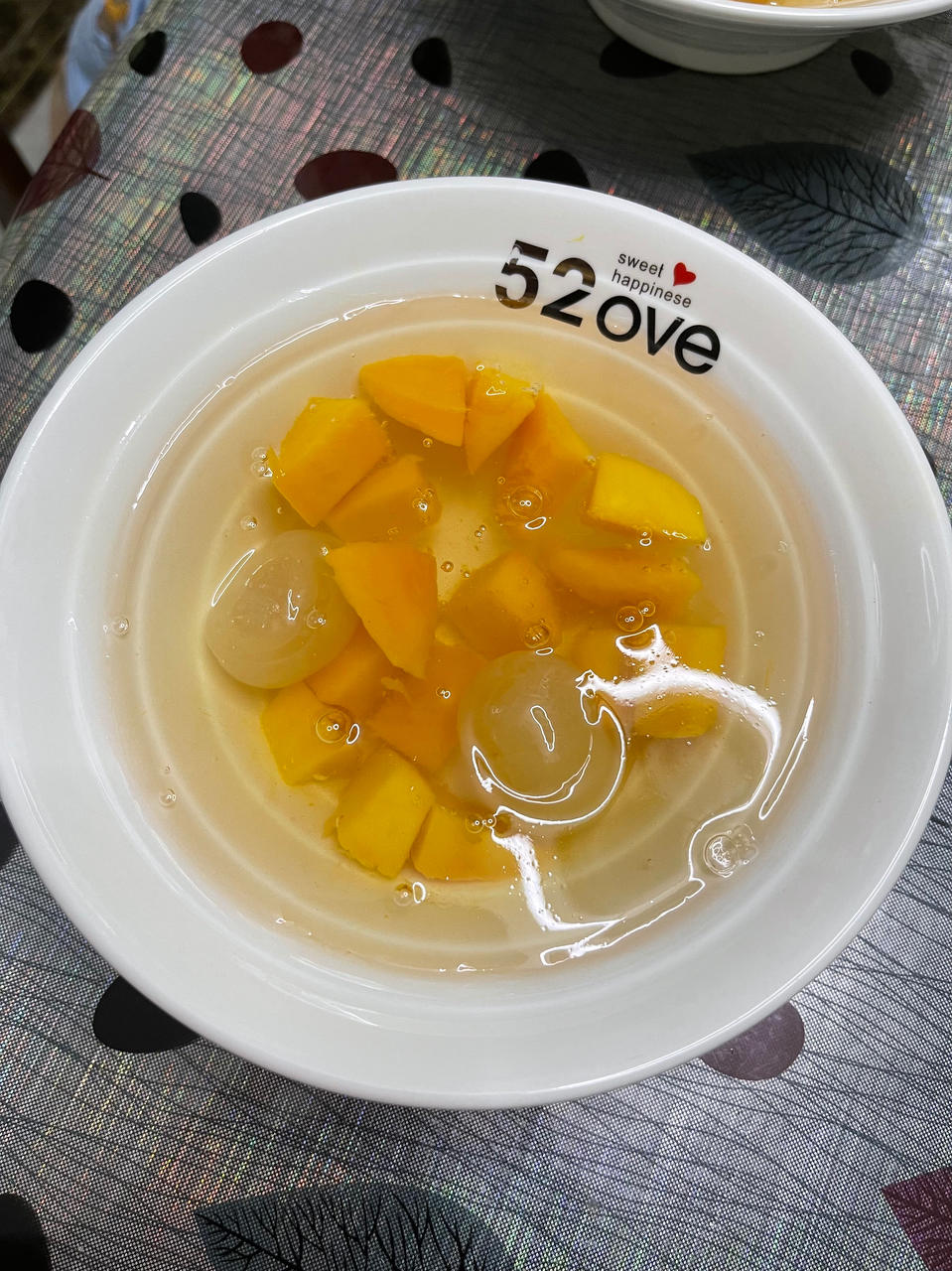 xcfylyb做的果冻白凉粉芒果