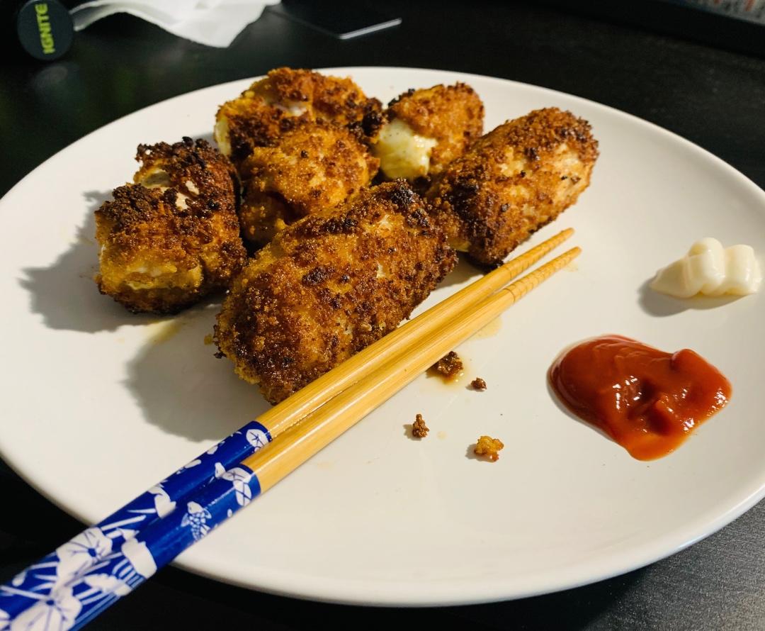 拉丝芝士炸猪排