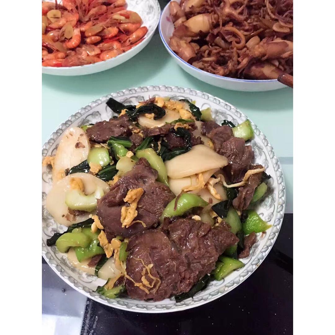 牛肉炒年糕（快手版）
