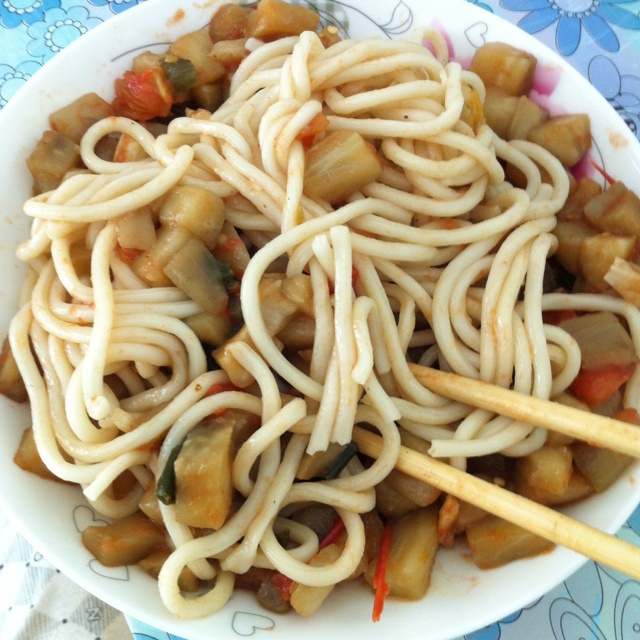 西红柿烧茄子