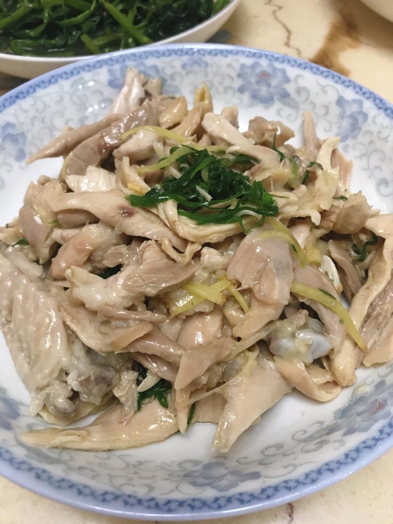 手撕鸡腿(盐焗)