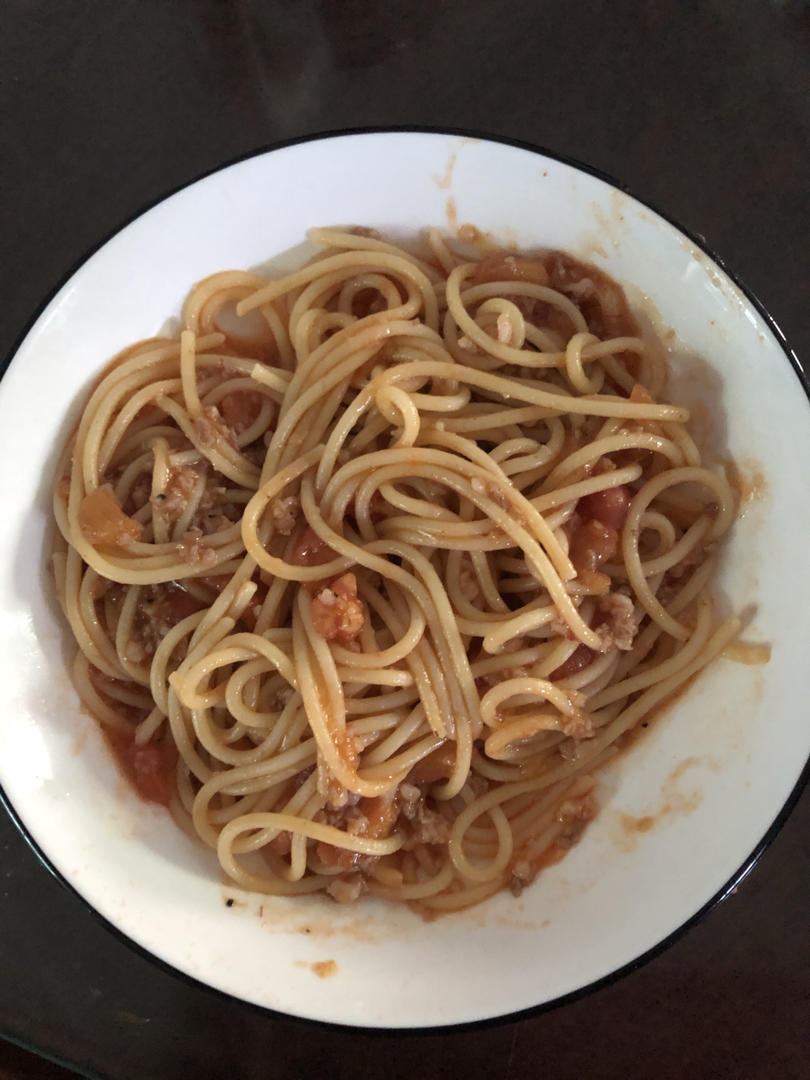 番茄肉酱意大利面