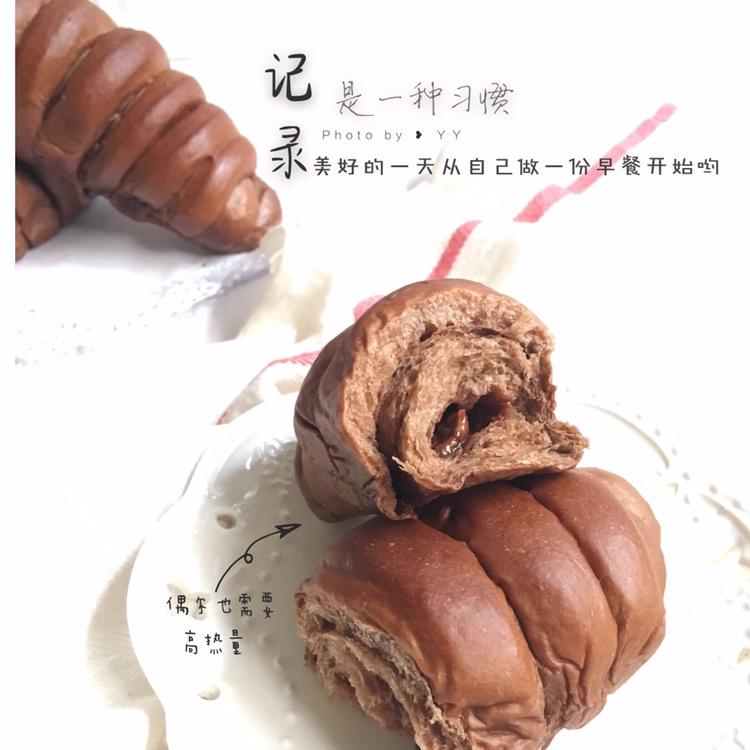 酱心巧克力🍫面包🥯的做法 步骤13