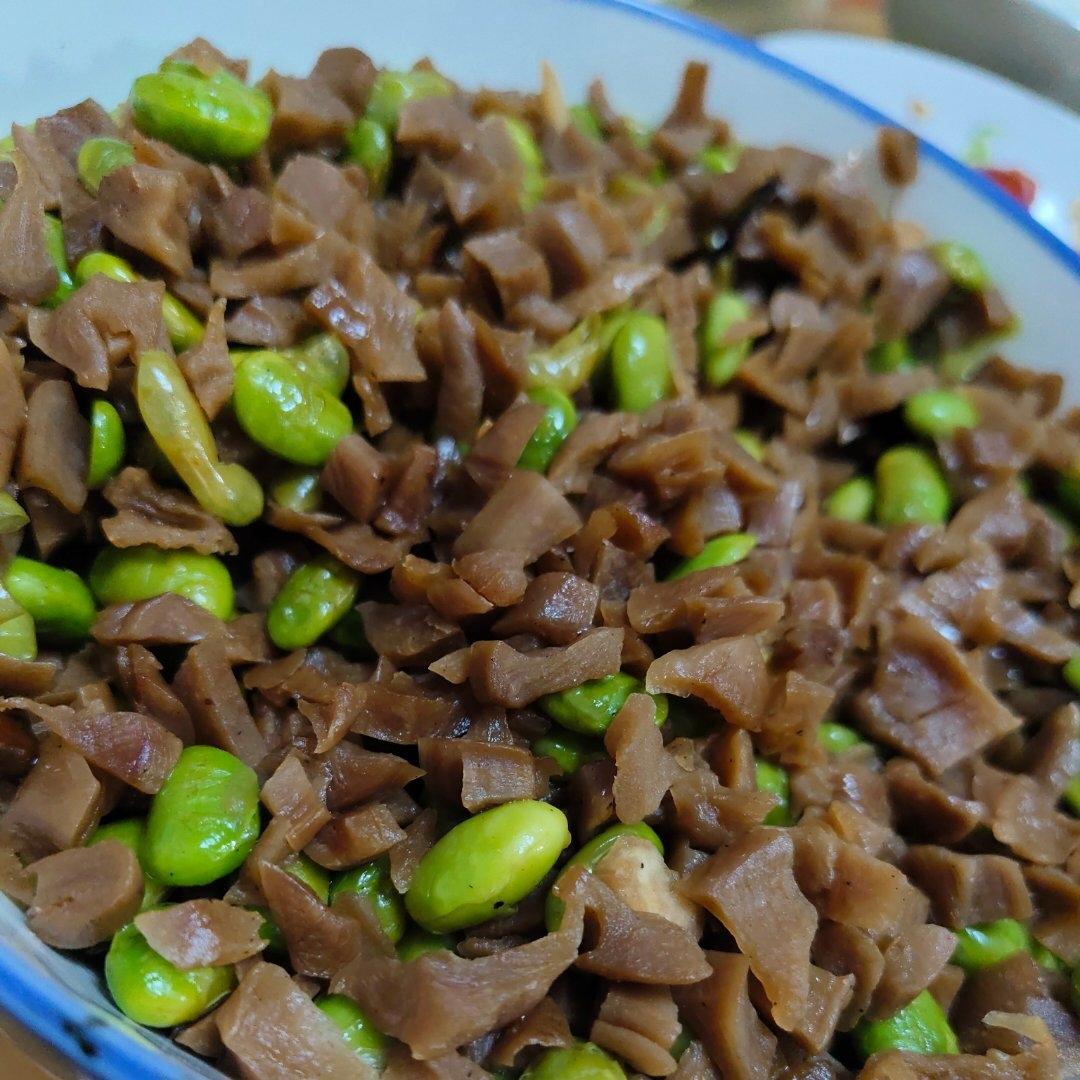 咸菜毛豆炒肉丝