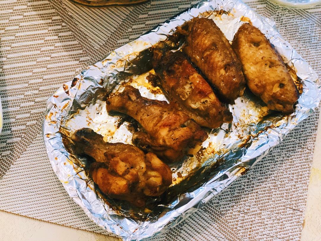 蜜汁鸡翅（烤箱）