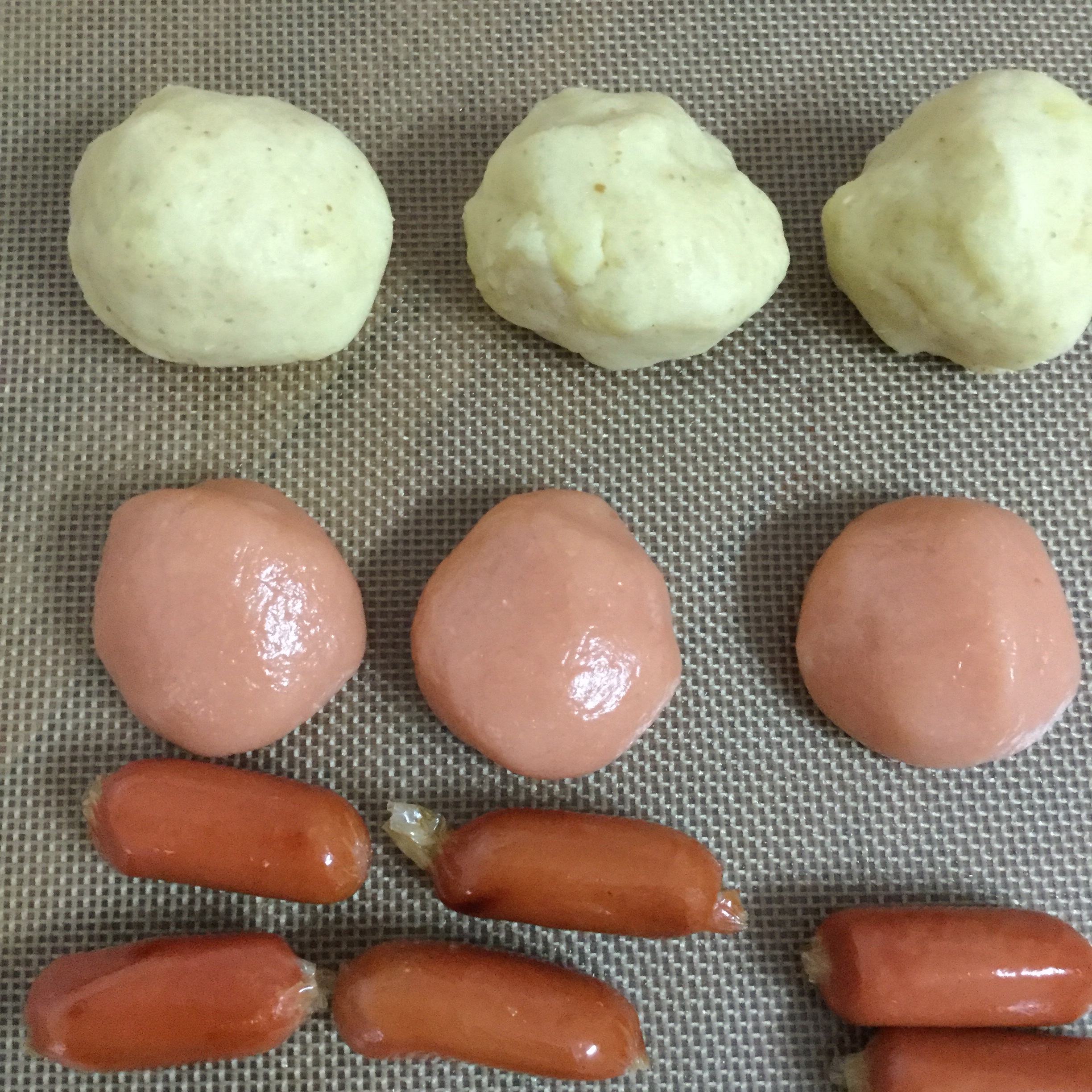 番茄马铃薯火腿肠冰皮月饼的做法 步骤17
