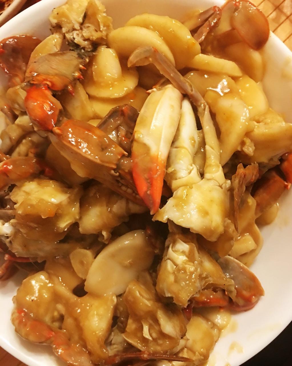 梭子蟹炒年糕