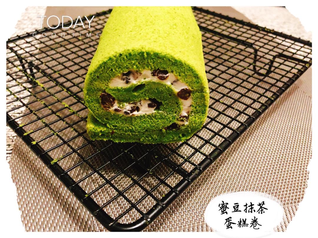 抹茶戚风蛋糕卷
