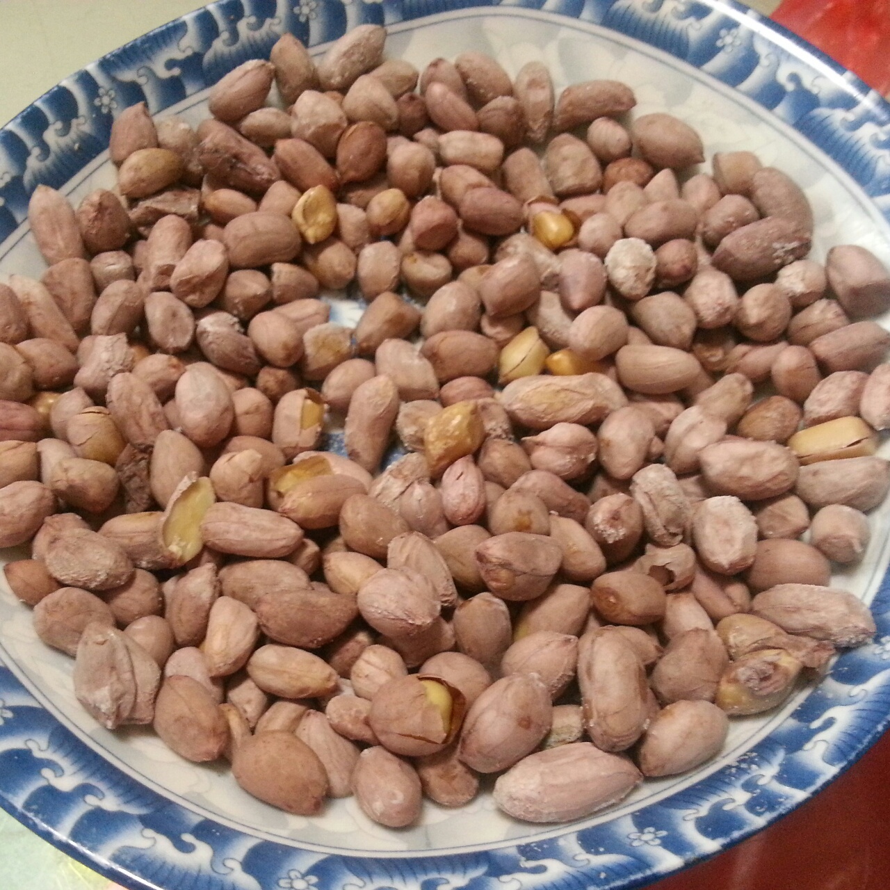 盐焗花生微波炉版本