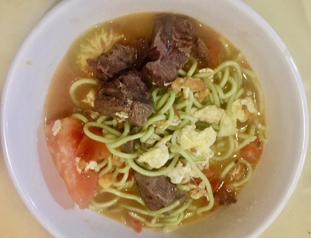 Q弹蔬菜面 压面机版