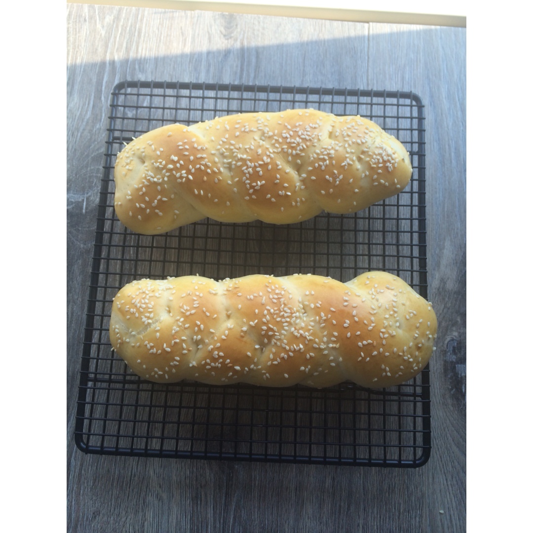 酸奶辫子面包（一次发酵）