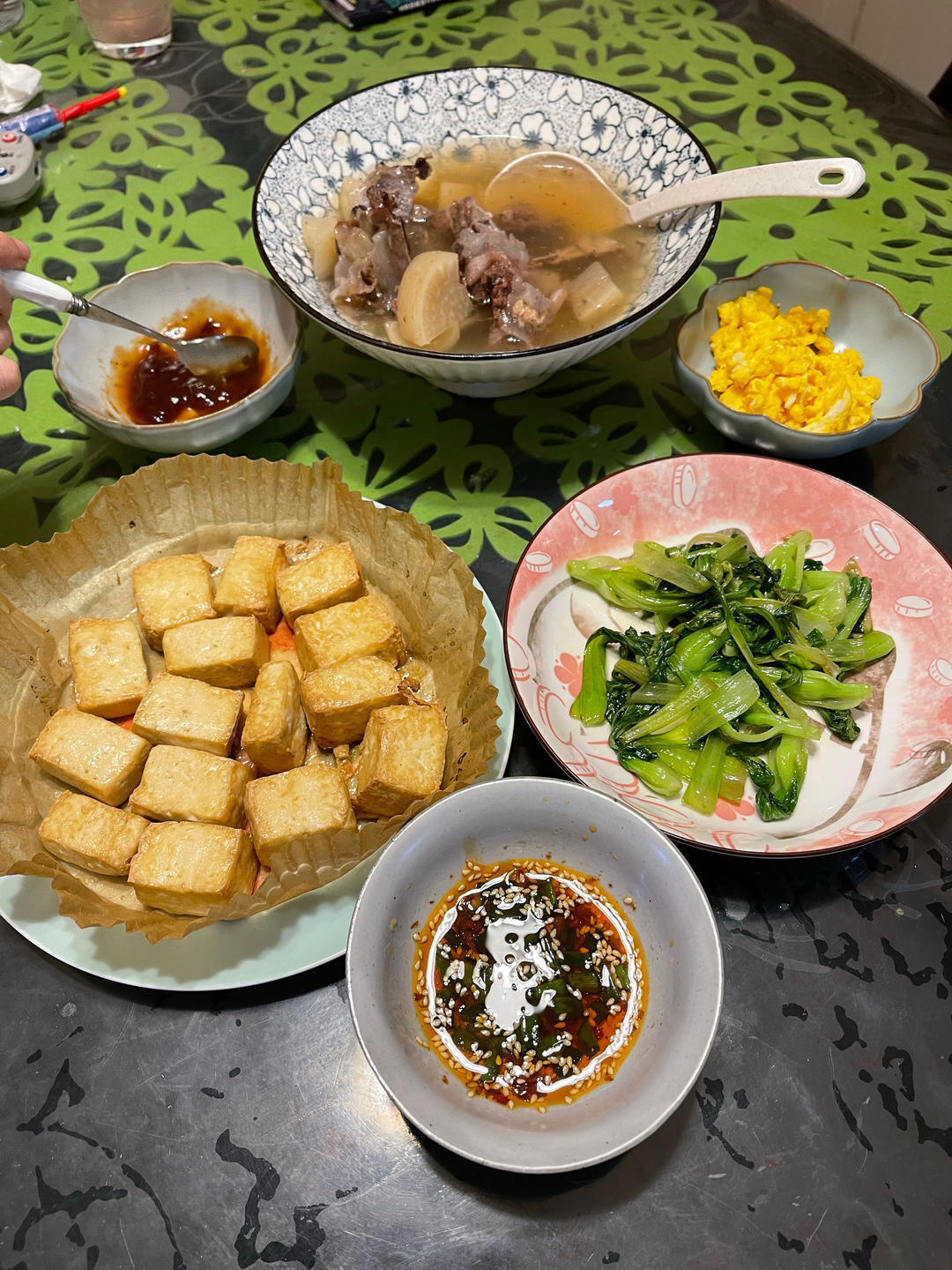 低脂低卡空气炸锅版糖醋脆皮豆腐
