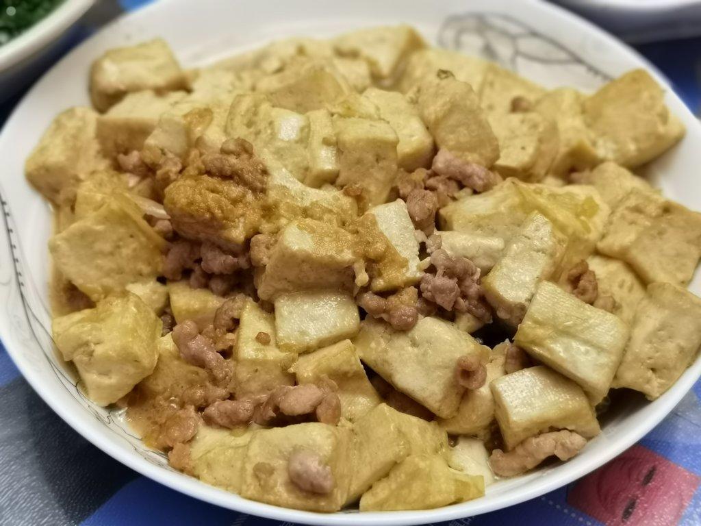 肉末豆腐-粤式家常菜