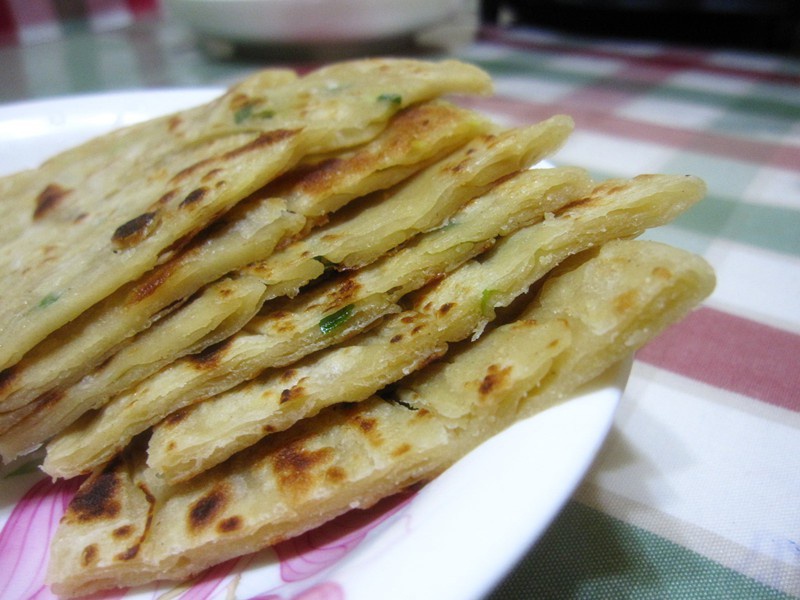 自制葱油饼