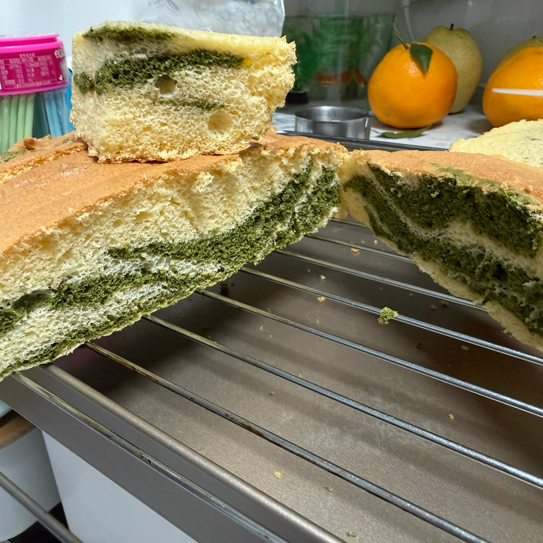 斑马纹戚风蛋糕