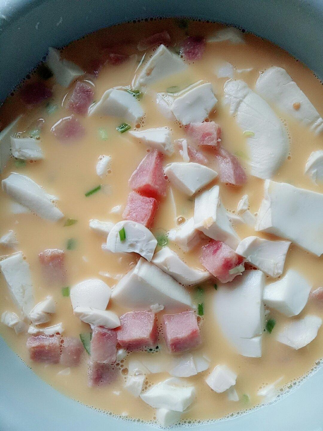 咸蛋烧豆腐～～孩子爱吃的下饭菜！