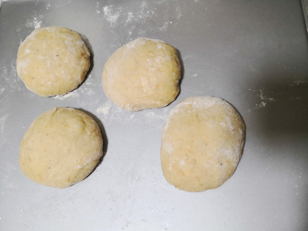 超软豆沙馅全麦面包的做法 步骤2