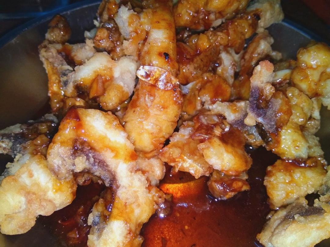 糖醋鱼（或肉）片