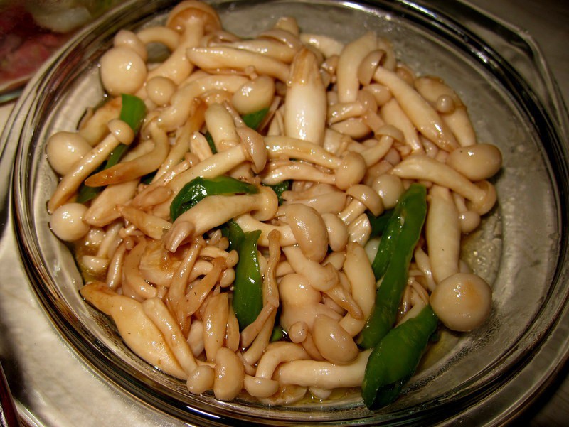 橄榄油煎蟹味菇