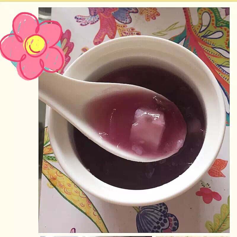 紫薯银耳羹