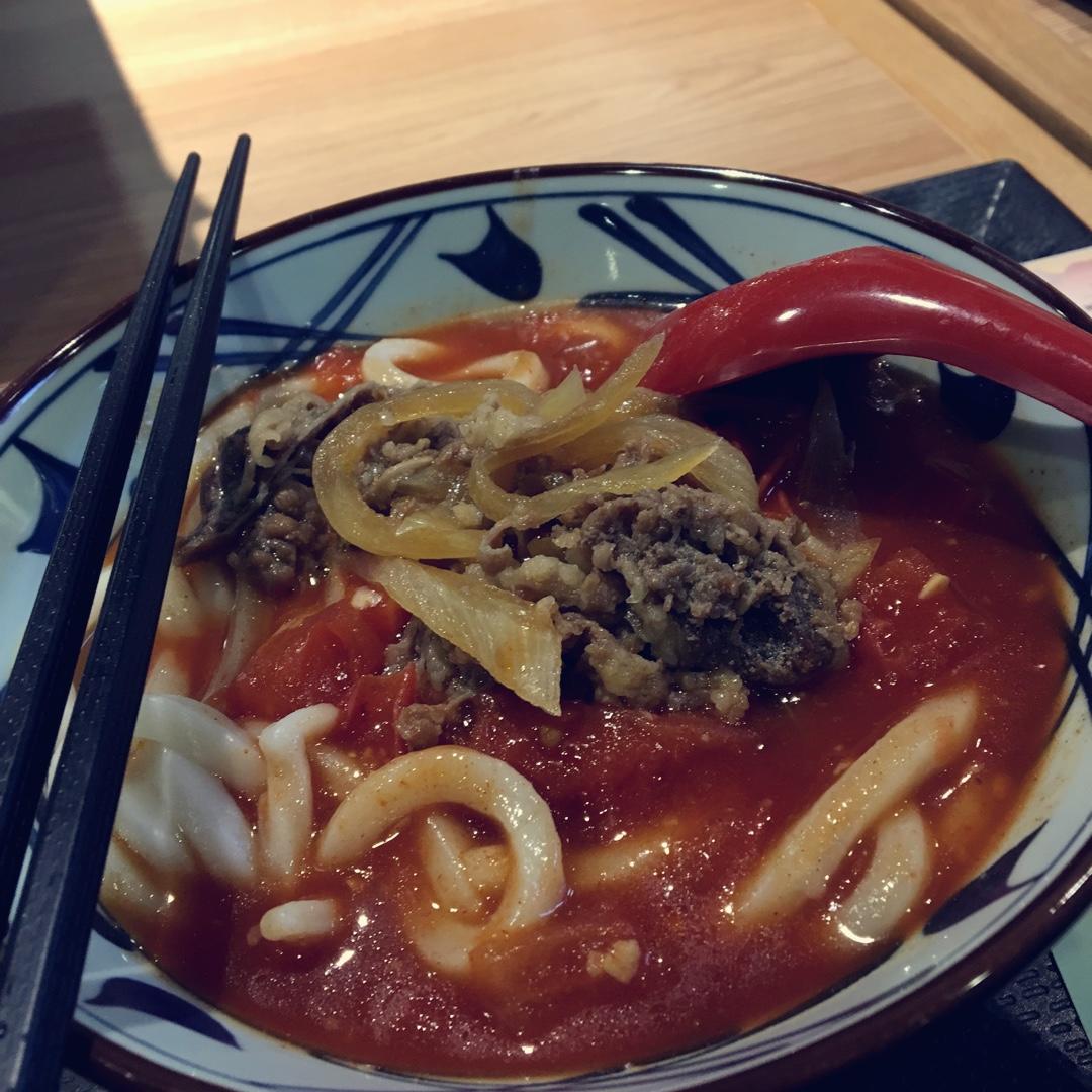 番茄肥牛乌冬