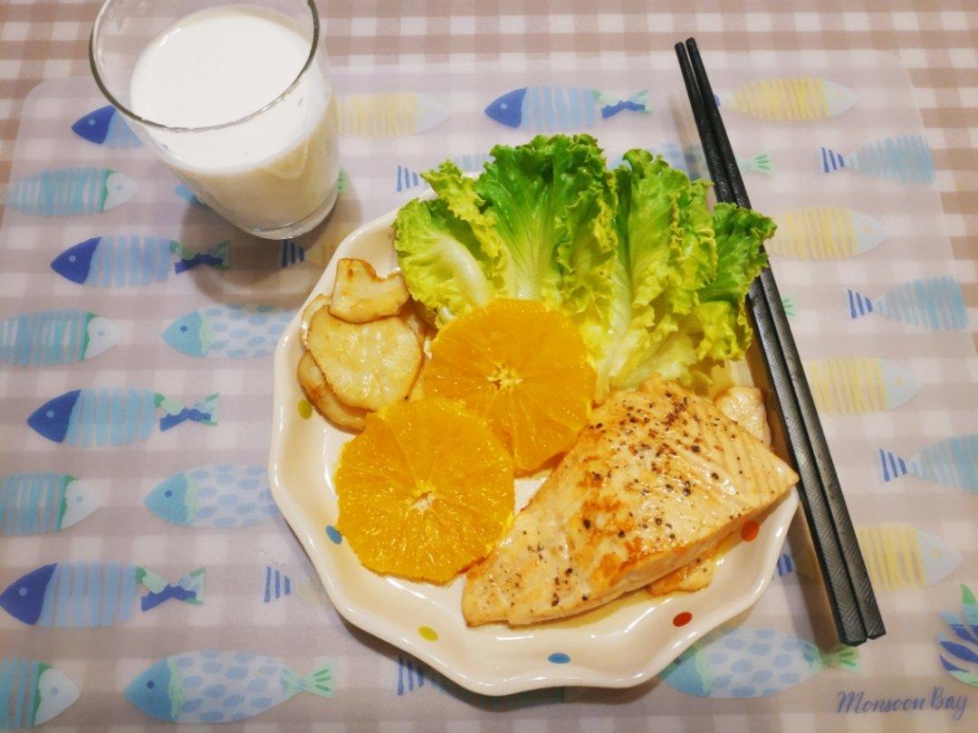 煎三文鱼
