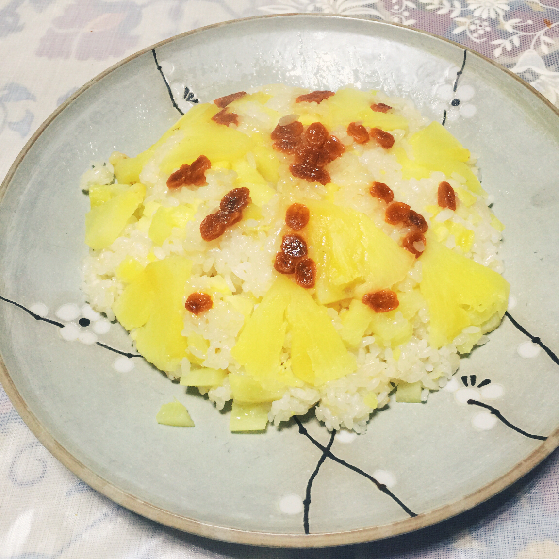 原味蒸菠萝饭