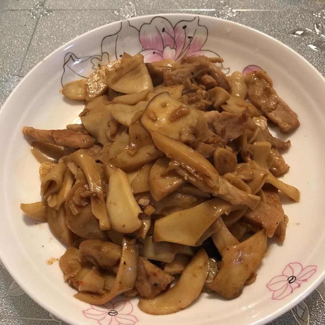 肉炒杏鲍菇