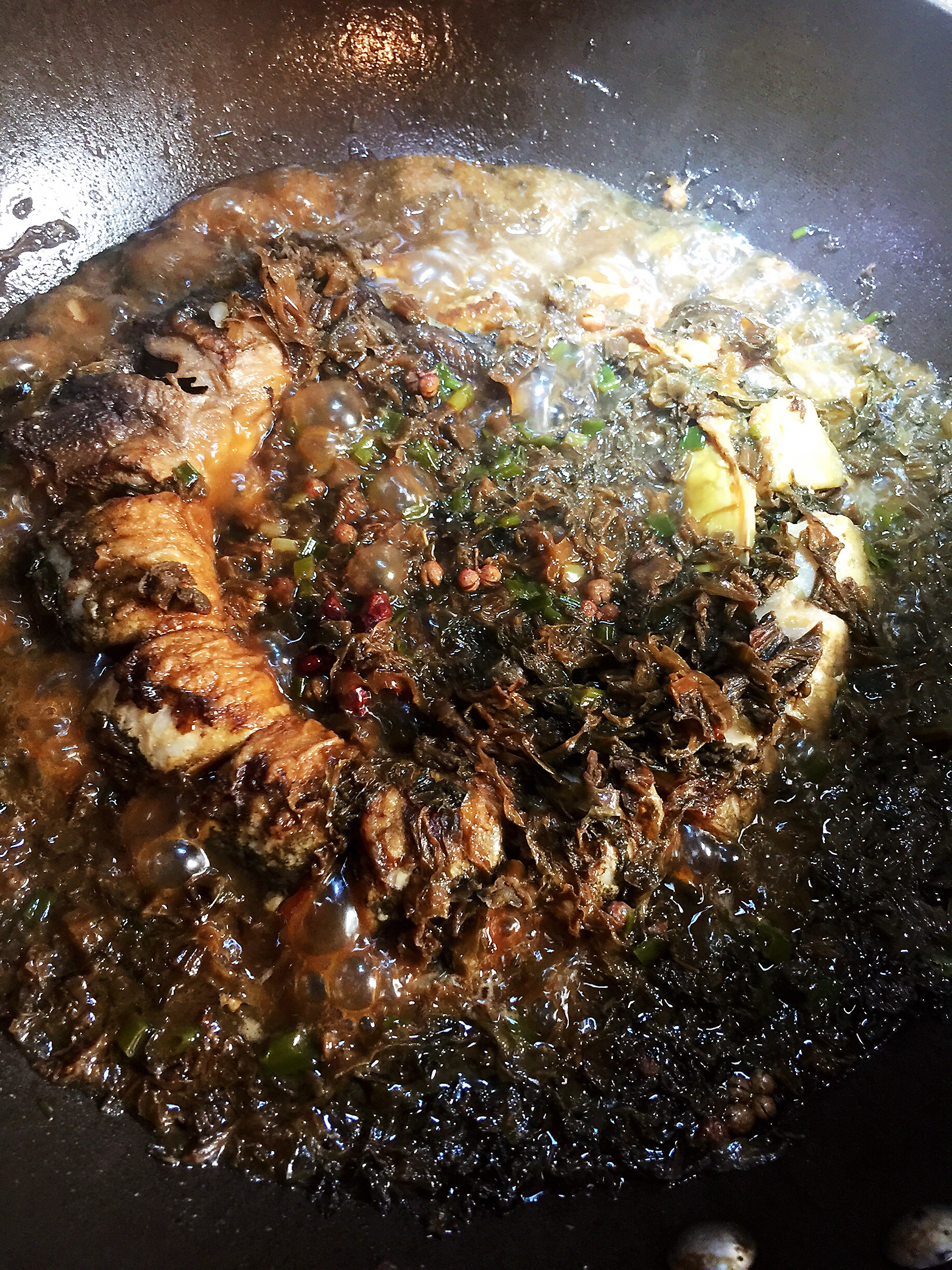 梅干菜烧沙鳗的做法 步骤6