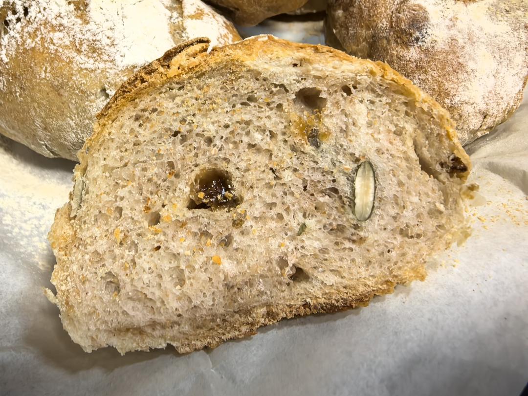 山姆同款无糖全麦坚果果干欧包，天天吃都不腻！