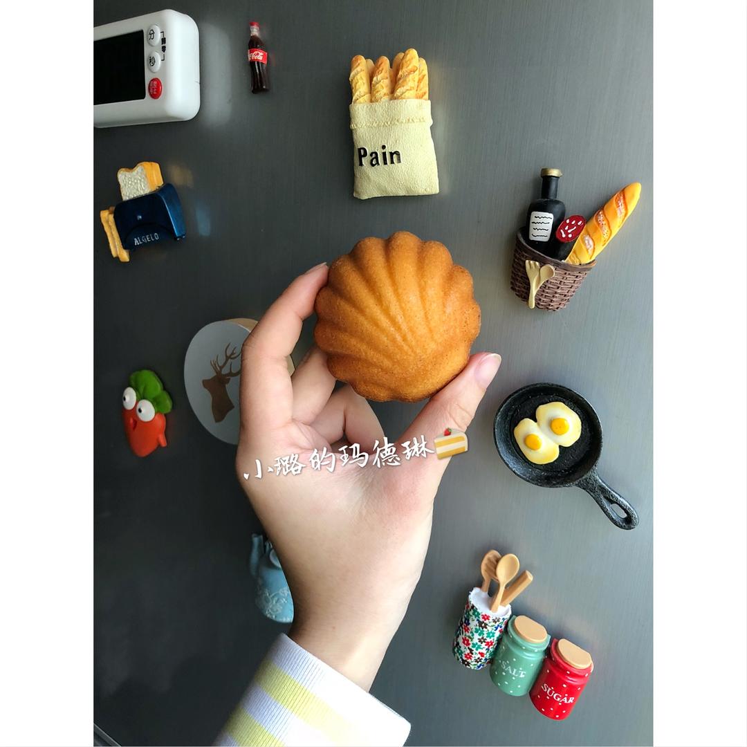 柠檬白巧克力玛德琳