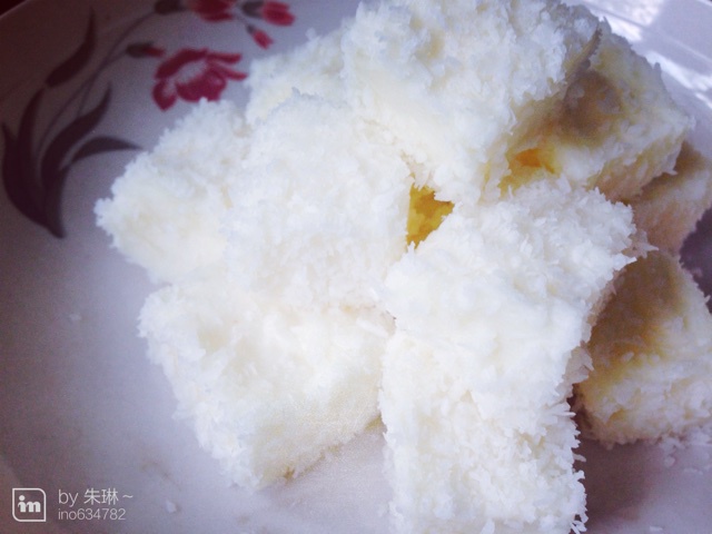 椰蓉牛奶小方