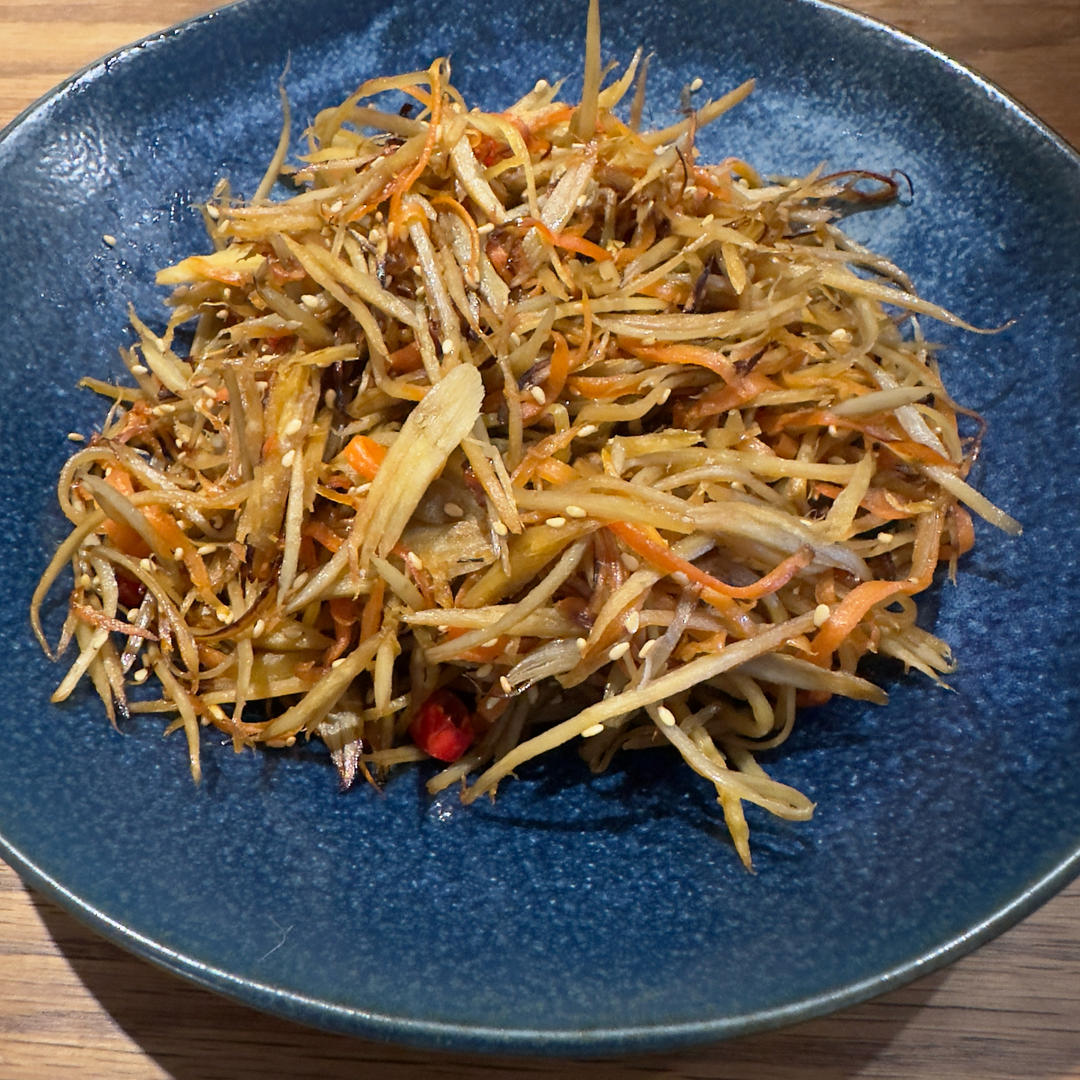 日式常备菜金平牛蒡