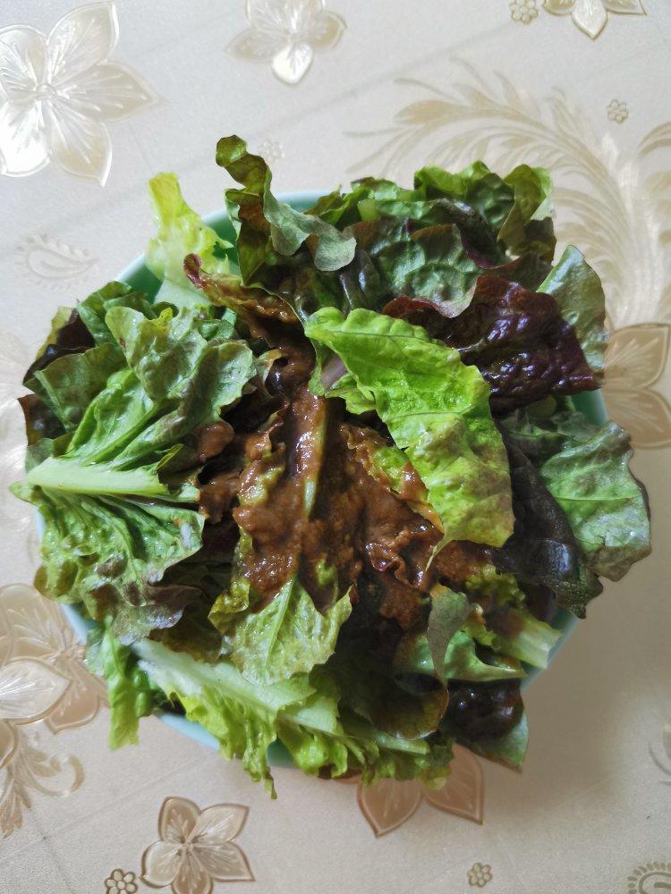 简单清口的麻将拌生菜