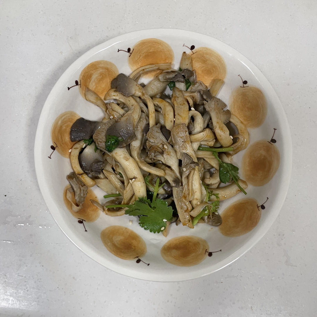 干煸平菇（有肉的味道）
