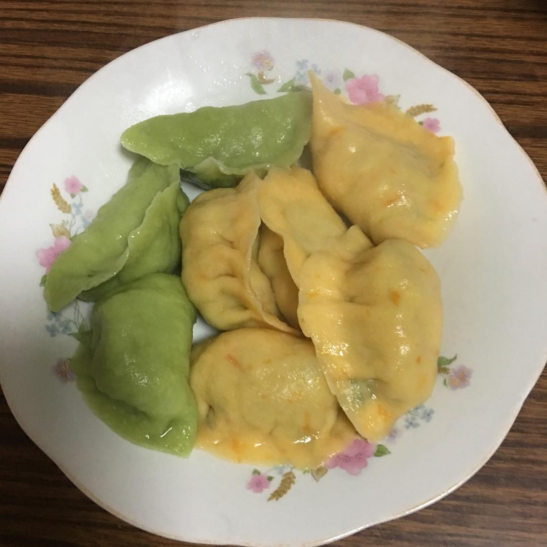 彩色水饺