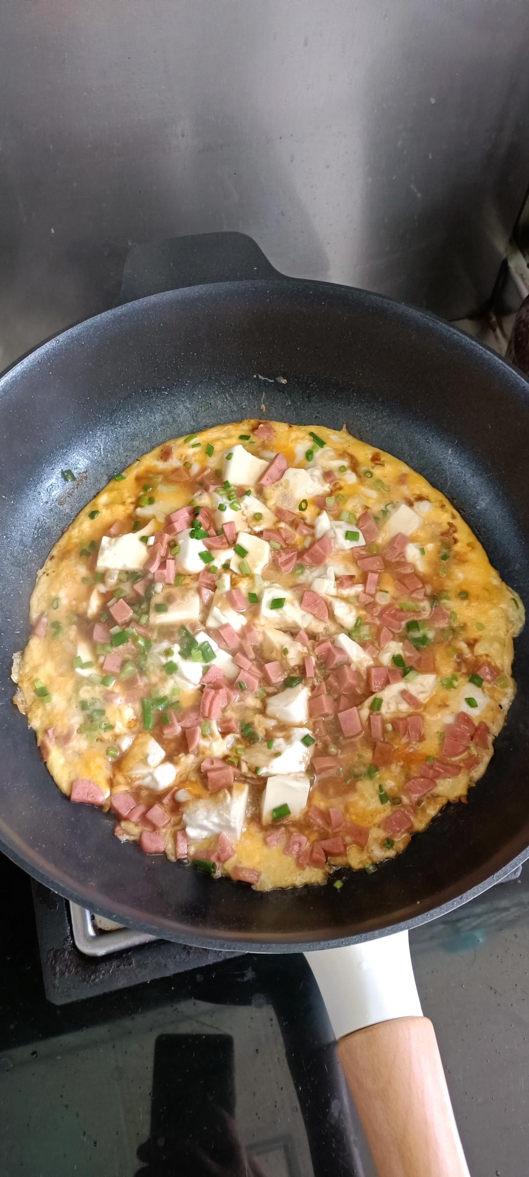 鸡蛋抱豆腐