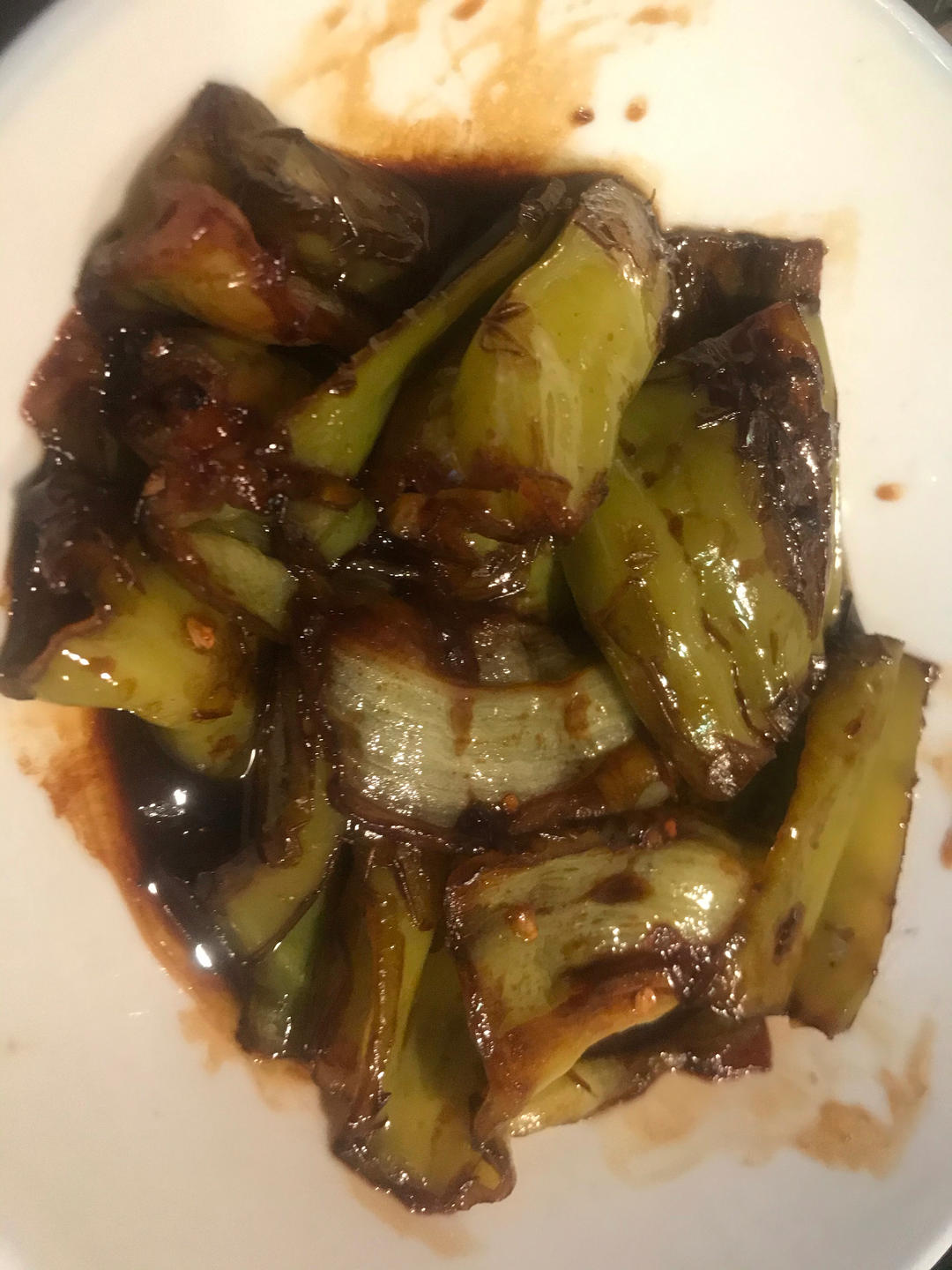 油焖虎皮尖椒（无肉版）