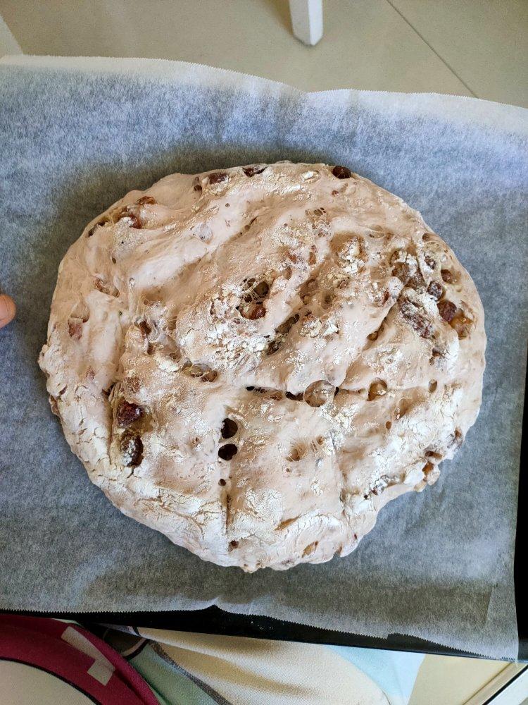 零失败、免揉面、好吃的核桃仁葡萄干欧包