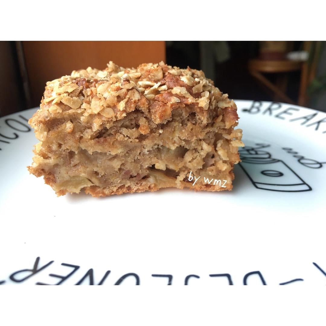 暖香燕麦苹果快手面包丨健康·烘焙